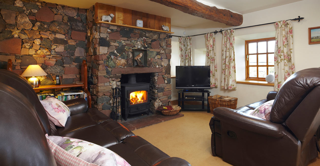 Cosy Lounge with Wood Burning Stove